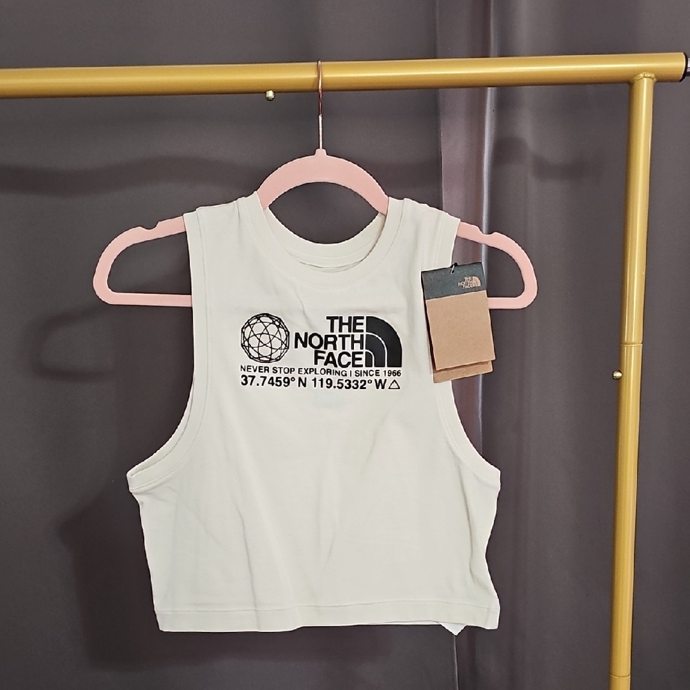 The North Face White Crop Top